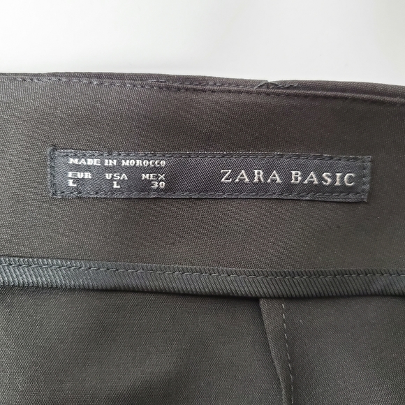 Zara Black Zipper Mini Skirt - Picture 3 of 4